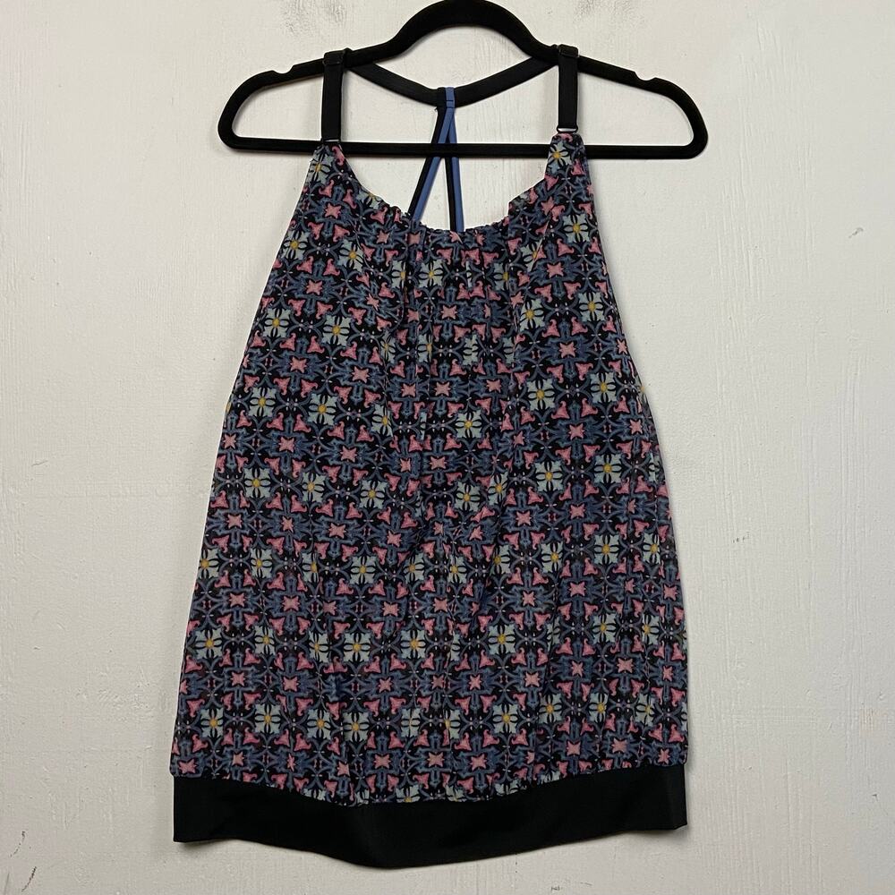 Swim by Cacique Lane Bryant Black Mesh Racer Back Soft Cup Tankini Top Size 20